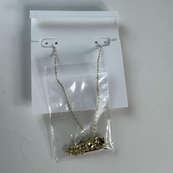 Kendra Scott Necklace Gold Tone Initial K Round Pendant Womens Letter Jewelry - Picture 5 of 5